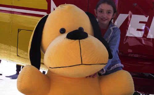 Briar-Rose Harder and her new best friend are the faces of Helicopter Awareness Week, which runs from August 20-27. Briar-Rose Harder and her new best friend are the faces of Helicopter Awareness Week, which runs from August 20-27.